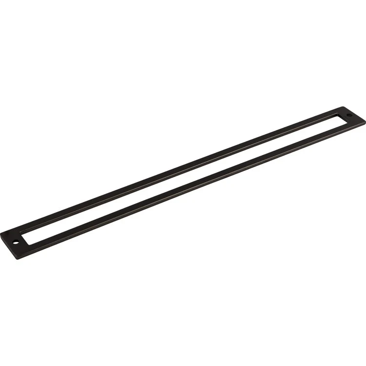 Pull Backplate Lynwood Hollin Rectangle Ash Gray 12 Inch 2 Hole Zinc Alloy - Frankwebs