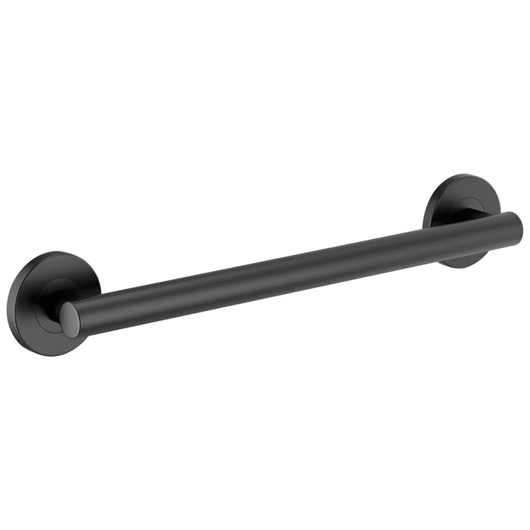 Grab Bar 18 Inch European Round Brilliance Luxe Nickel ADA Concealed Mount Metal - Frankwebs