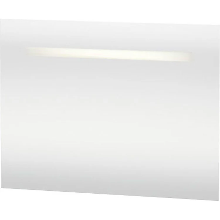 Mirror Ketho 29-1/2 x 39-3/8 Inch White Aluminum with Lighting Rectangle - Frankwebs