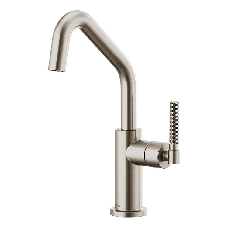 Litze Single Handle Bar Faucet with Angled Spout/Knurled Handle - Frankwebs
