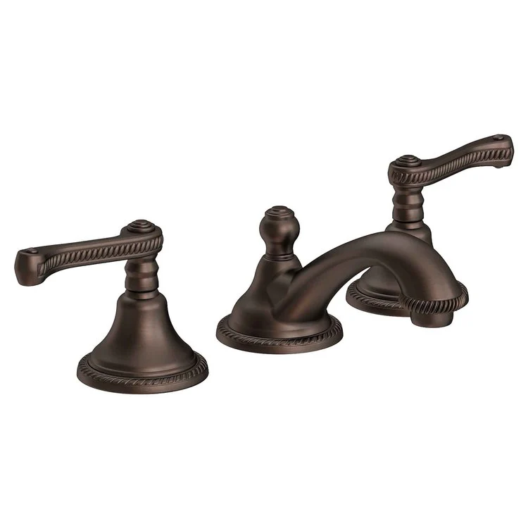 Amisa Two Handle Widespread Bathroom Faucet with Cross Handles with Drain - Antique Copper - Frankwebs