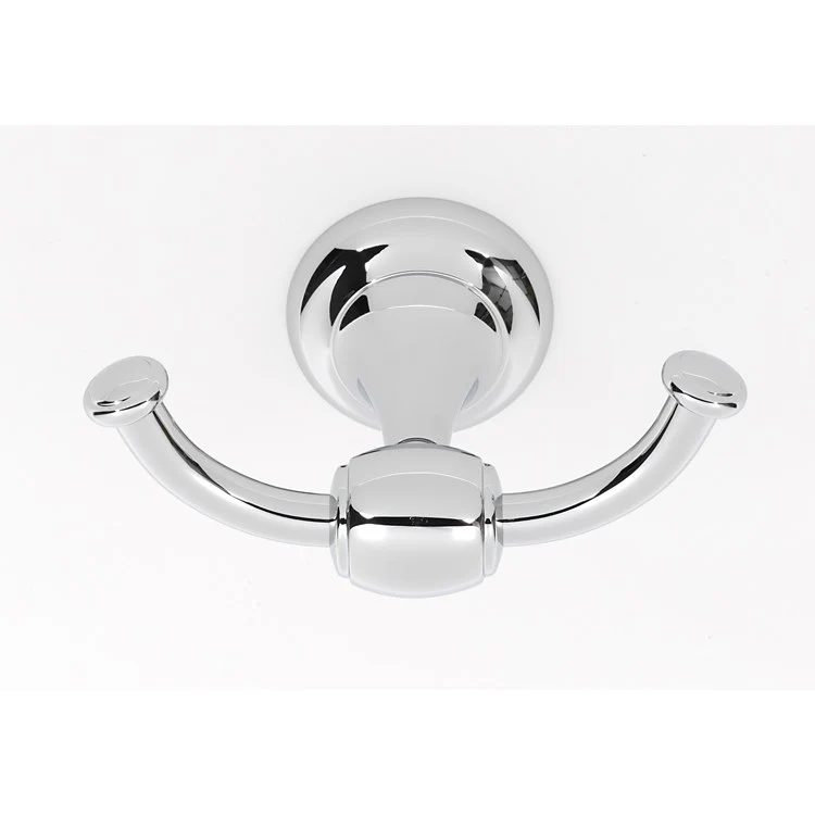 Robe Hook Royale Bath Double Polished Chrome 2-3/16 Inch 3-1/8 Inch Wall Mount Brass - Frankwebs