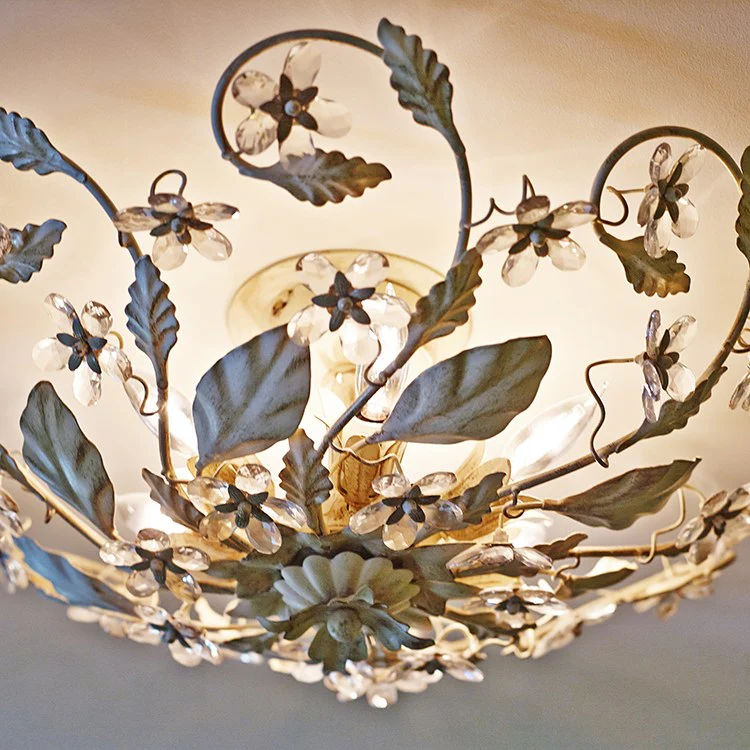 Paris Market Six-Light Semi-Flush Mount Ceiling Fixture - Frankwebs