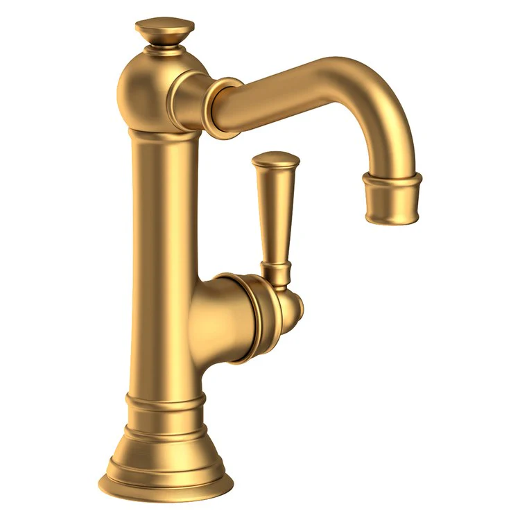 Lavatory Faucet Jacobean 1 Lever ADA Polished Brass Uncoated Living 1.2 Gallons per Minute Brass Spout Height 5-5/8 Inch - Frankwebs