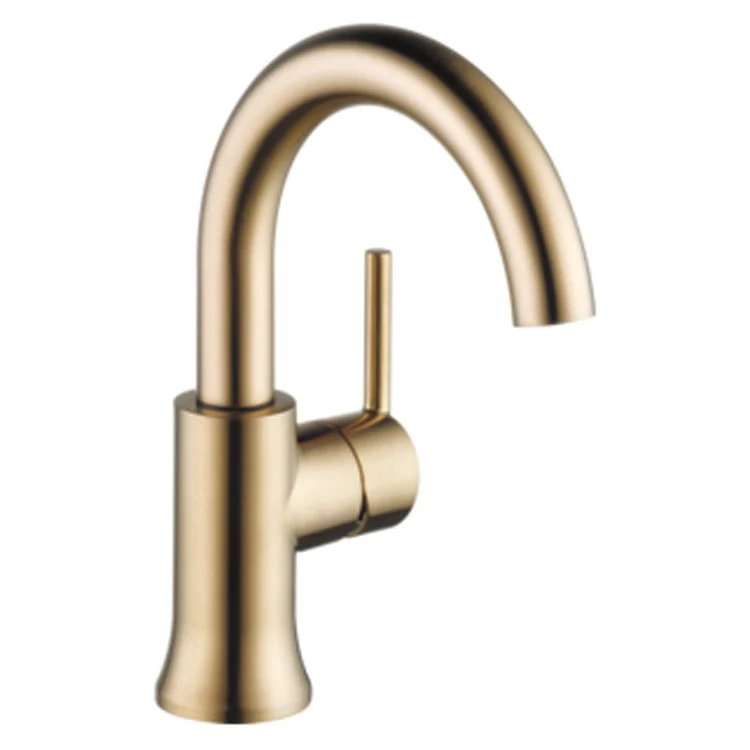 Trinsic Single Handle High Arc Bathroom Faucet with Drain - Frankwebs