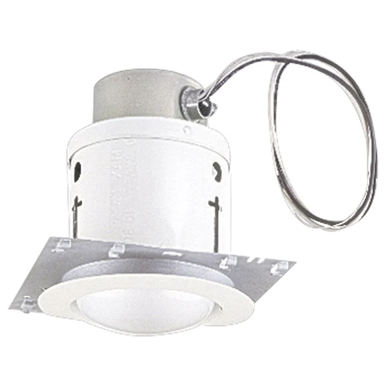 Complete Round 45-Watt Single-Light Recessed Housing and Trim - Frankwebs