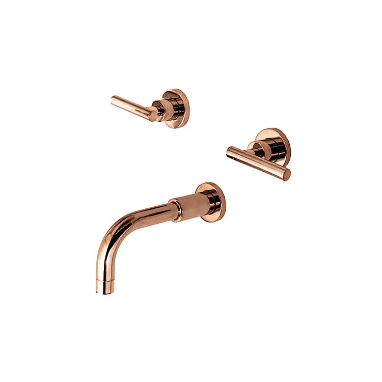 Tub Filler Trim East Linear Wall Mount 2 Lever Antique Nickel ADA 7-7/8 Inch Spread - Frankwebs