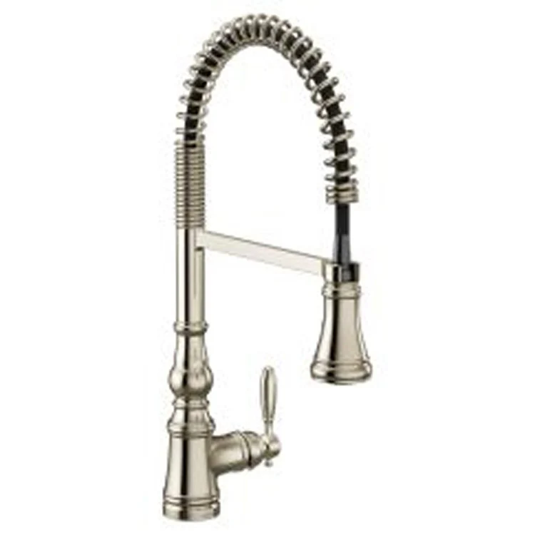 Kitchen Faucet Weymouth Spigot 1 Lever ADA Brushed Gold Pull Down - Frankwebs