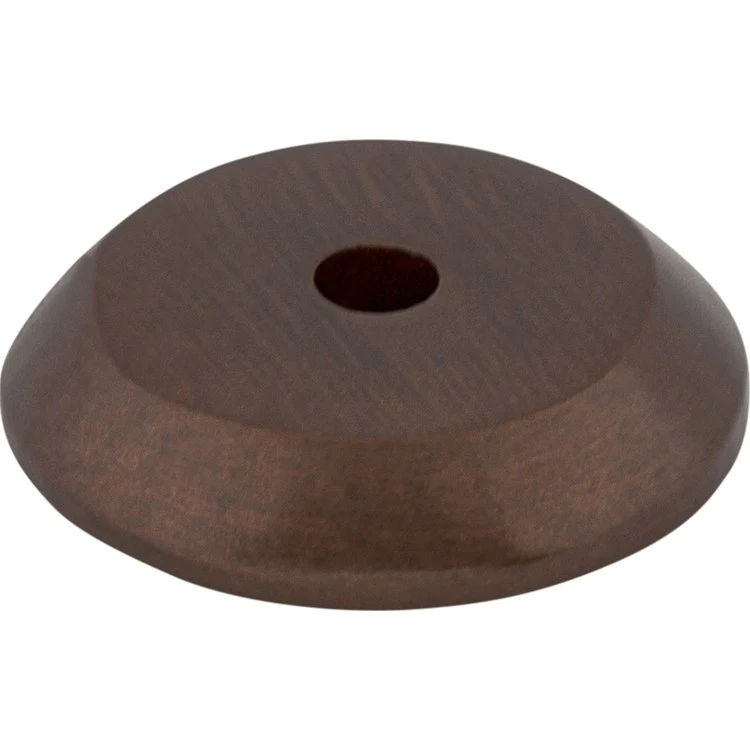 Knob Backplate Aspen Round Mahogany Bronze 7/8 Inch 1 Hole Bronze - Frankwebs