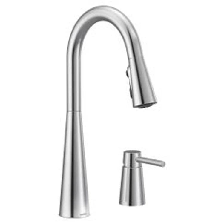 Kitchen Faucet Sleek 1 Lever ADA Spot Resist Stainless Pull Down 1.5 Gallons per Minute - Frankwebs