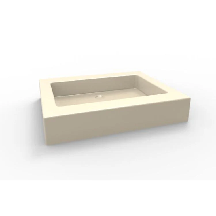 Vessel Block Freestanding 22 x 18 Inch Almond Hydroluxe SS - Frankwebs