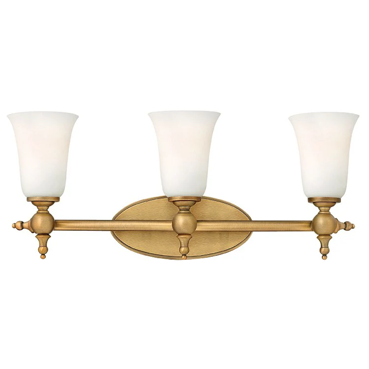 Yorktown Three-Light Bathroom Lighting Fixture - Frankwebs