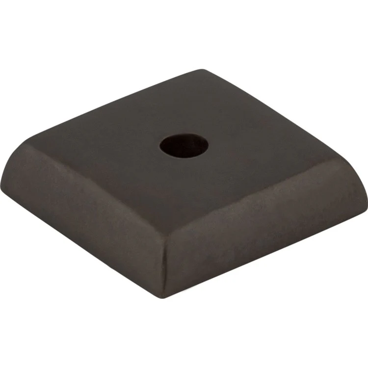 Knob Backplate Aspen Square Medium Bronze 7/8 Inch 1 Hole Bronze - Frankwebs