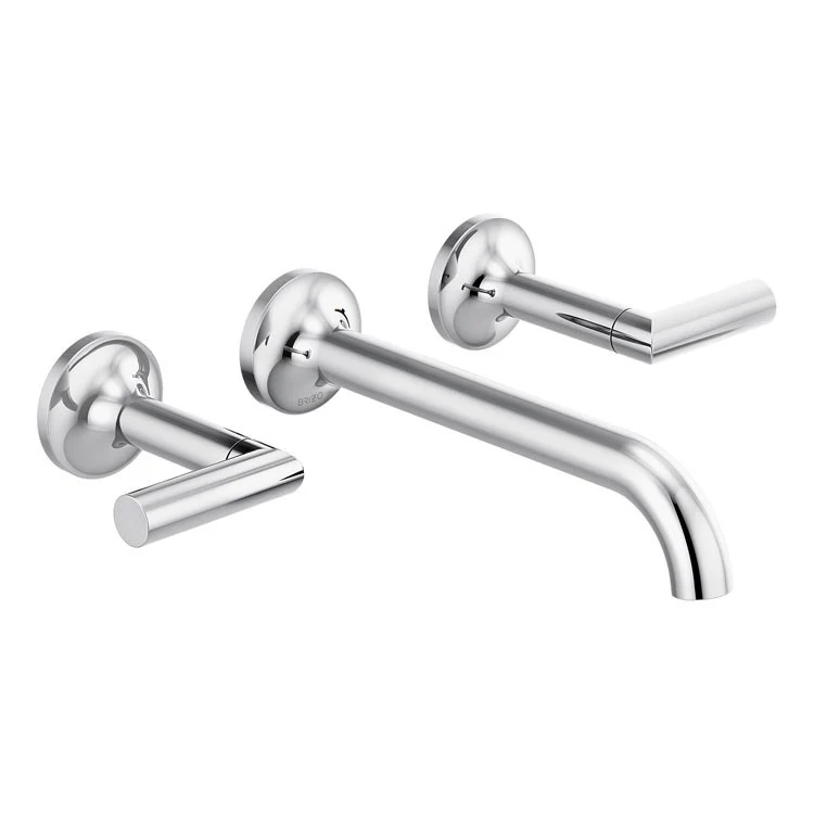 Lavatory Faucet Odin Wall Mount 2 Less Handle ADA WaterSense Chrome 1.5 Gallons per Minute - Frankwebs