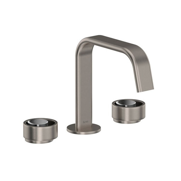 Lavatory Faucet Eclissi 2 Circular Satin Nickel/Satin Gold 1.2 Gallons per Minute 4-1/8 Inch - Frankwebs