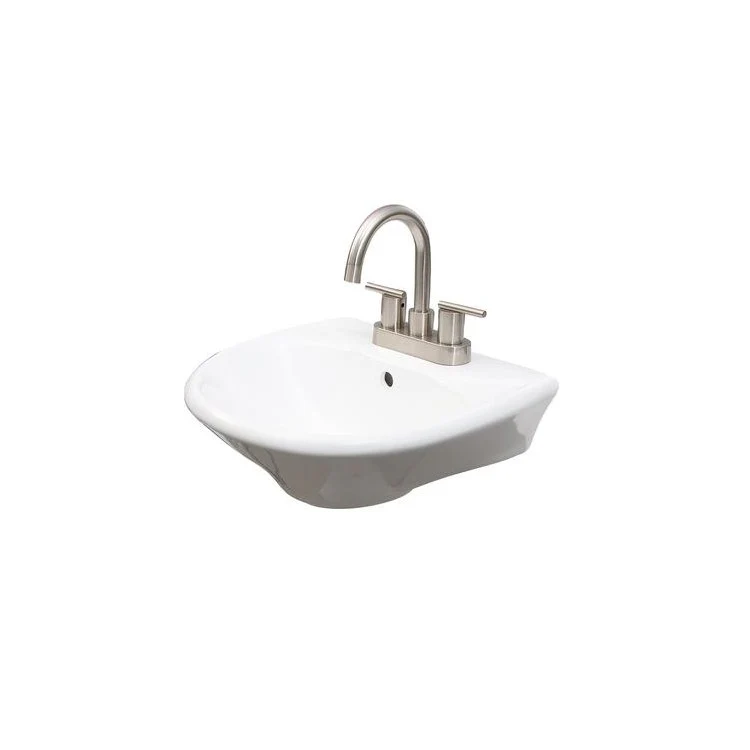 Lavatory Sink Gair Wall Hung 16-1/2 Inch 4 Inch Spread White - Frankwebs