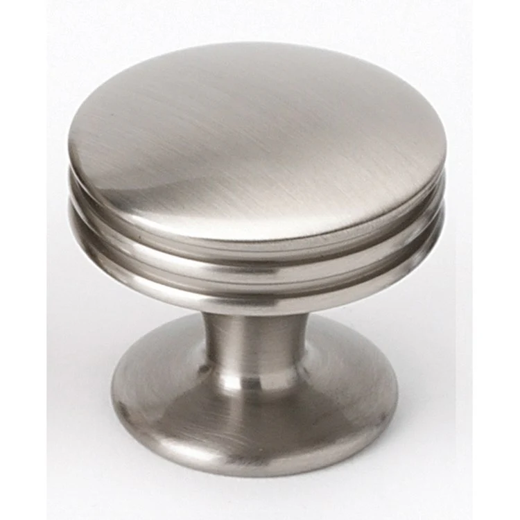 Knob II Collection Round Polished Nickel Brass 1-3/8 Inch 1-3/8 Inch 1 Inch - Frankwebs