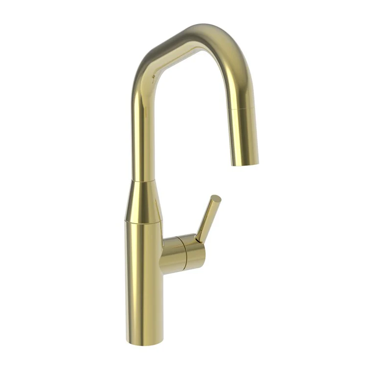 Kitchen Faucet East Square 1 Lever Satin Brass PVD Pull Down Spout Height 10-1/3 Inch 1.8 Gallons per Minute - Frankwebs