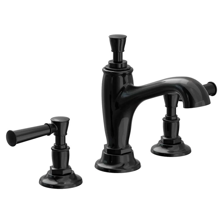 Lavatory Faucet Vander Widespread 8 to 20 Inch Spread 2 Lever ADA French Gold PVD 1.2 Gallons per Minute Brass Spout Height 4-1/2 Inch - Frankwebs