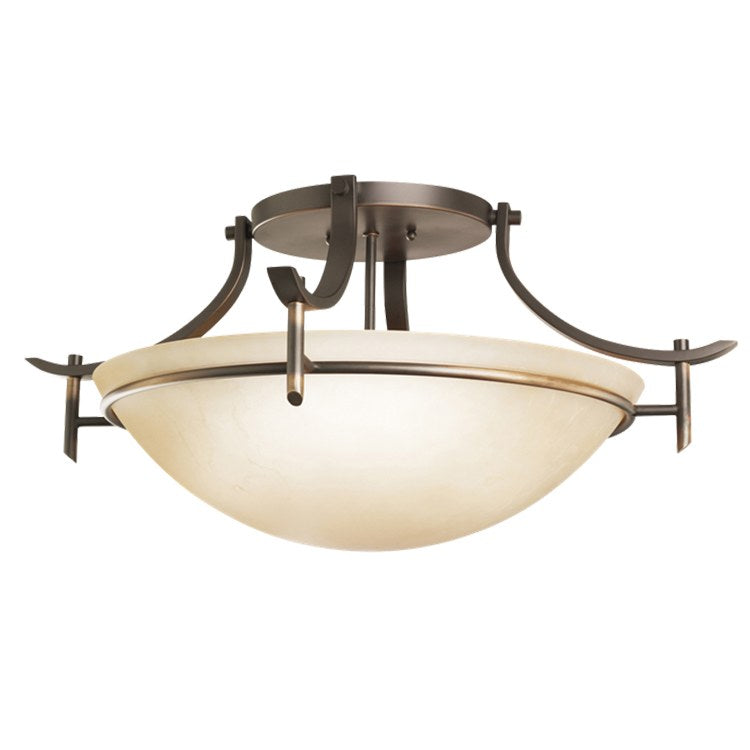 Olympia Three-Light Semi-Flush Mount Ceiling Fixture - Frankwebs