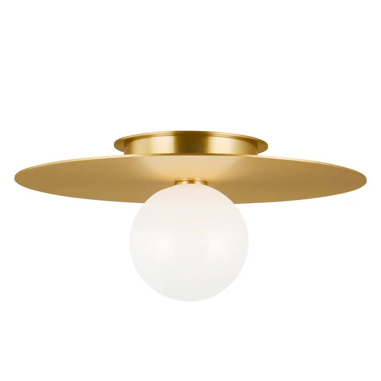 Nodes Single-Light Large Flush Mount Ceiling Fixture by Kelly - Frankwebs