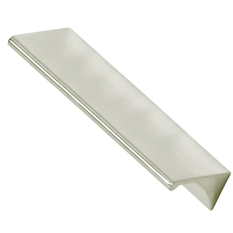 Pull Tab Pulls Satin Nickel Brass 4 Inch 4-1/2 Inch 1 Inch - Frankwebs