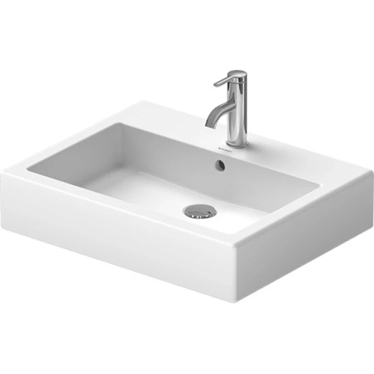 Lavatory Sink Vero Ground with Overflow 23-5/8 x 18-1/2 Inch Rectangle White 1 Hole - Frankwebs