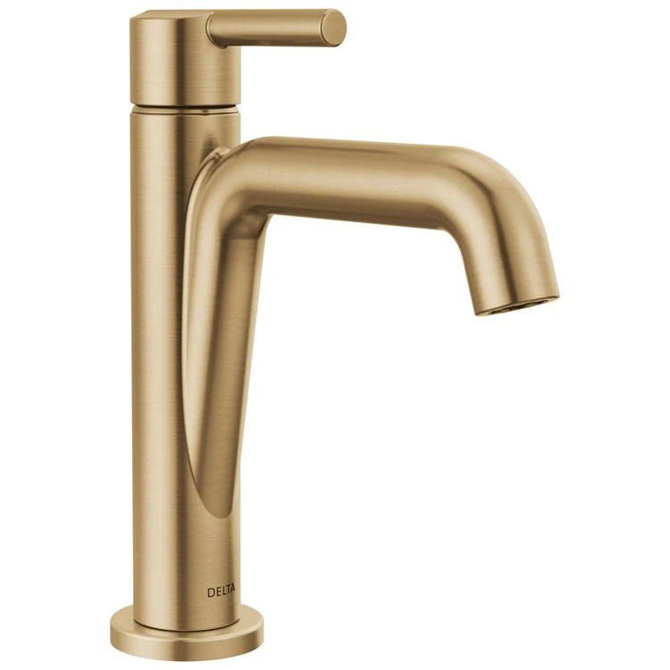 Lavatory Faucet Nicoli 1 Lever ADA WaterSense Brilliance Champagne Bronze 1.2 Gallons per Minute 4-7/8 Inch - Frankwebs