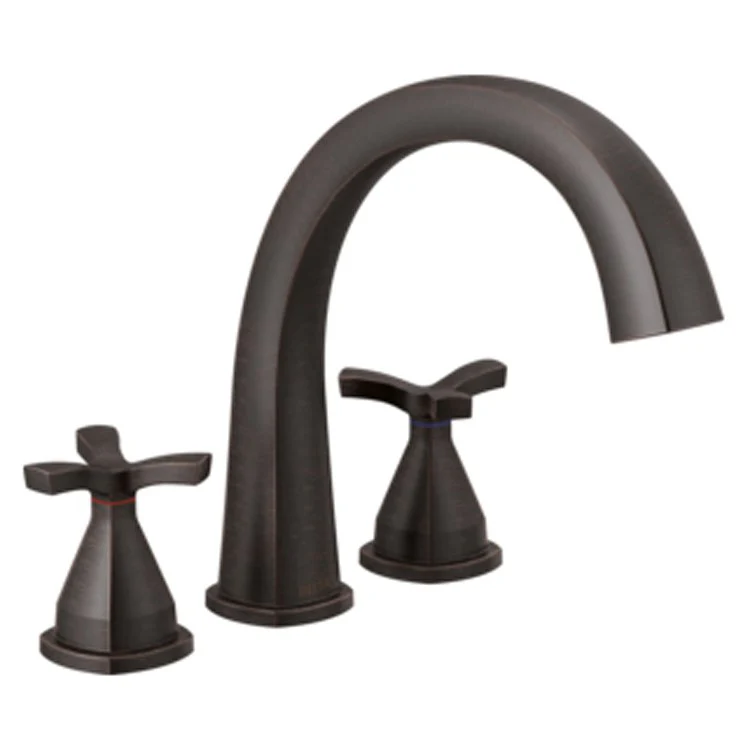 Roman Tub Trim Stryke 2 Helo Venetian Bronze ADA 8-16 Inch Spread - Frankwebs
