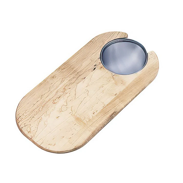 Cutting Board 8 x 17 Inch Solid Maple for Fits Bowl Size 7-1/2x15-3/4IN - Frankwebs
