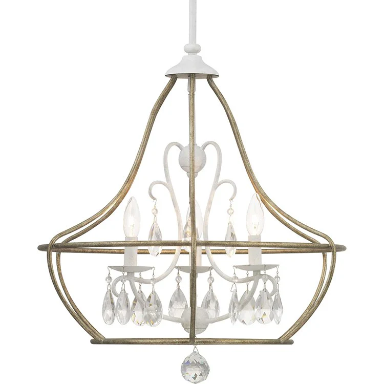 Fleurette Three-Light Chandelier - Frankwebs