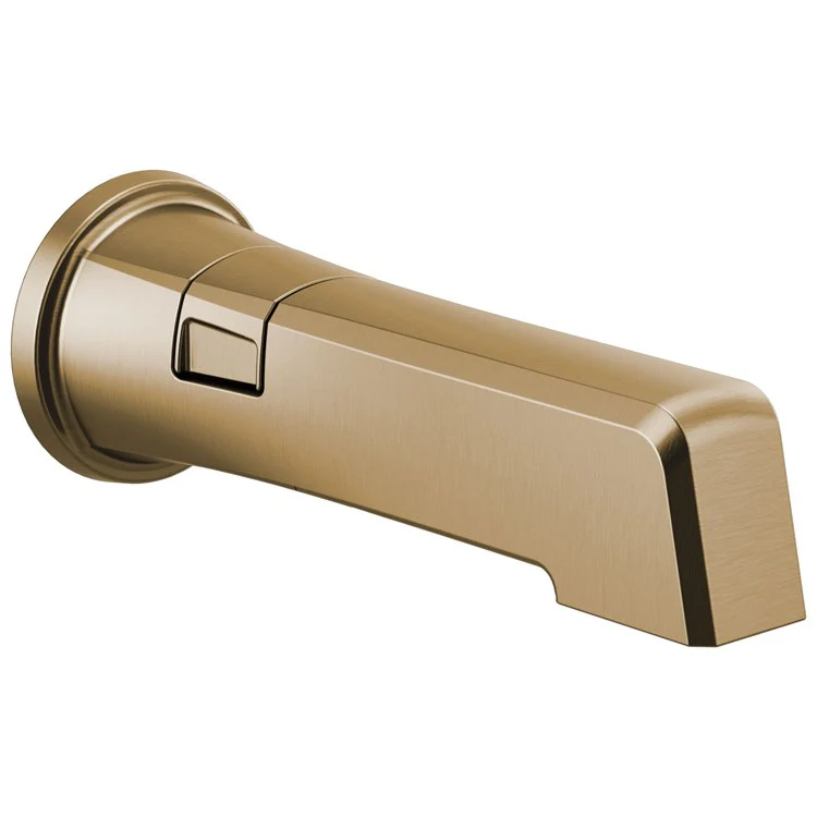 Tub Spout Levoir Diverter Integrated Pull Up Brilliance Polished Nickel Brass Wall Mount 9-3/4 Inch - Frankwebs