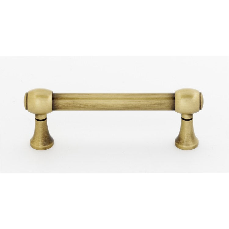 Pull Royale Polished Nickel Brass 3 Inch 3-3/4 Inch 1-1/4 Inch - Frankwebs