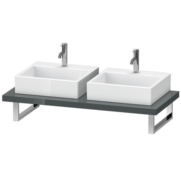 Lavatory Console L-Cube Linen Double Basin 31-1/2 x 21-5/8 Inch 1-3/4 Inch - Frankwebs