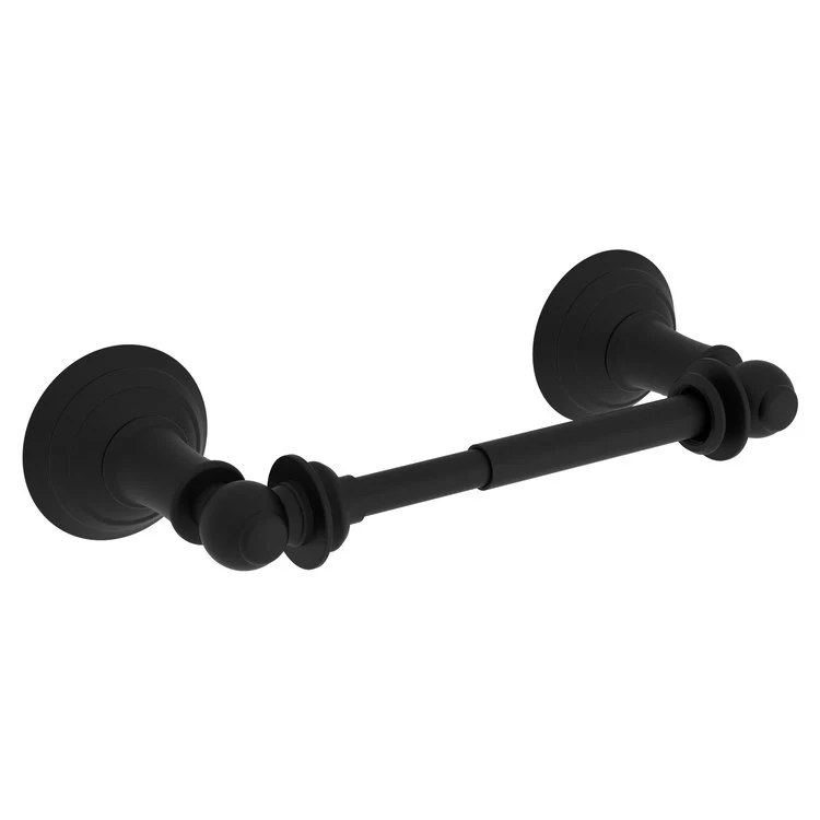 Toilet Paper Holder Aylesbury Double Post Polished Brass Uncoated Living Brass 9-1/2 Inch 3-5/16 Inch Wall Mount - Frankwebs