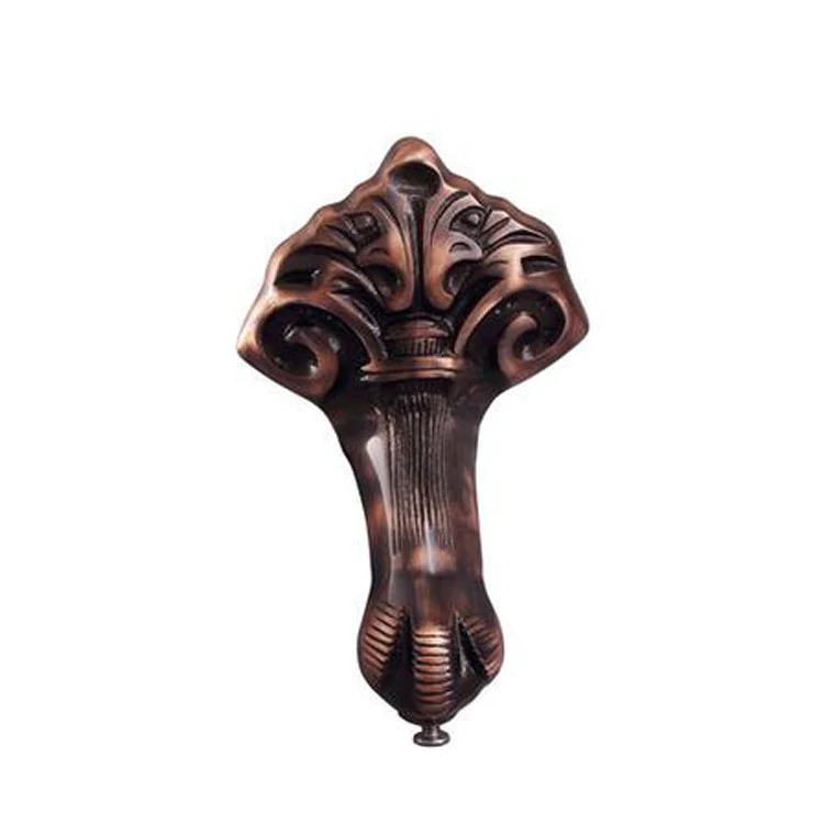 Freestanding Tub Halifax 61 Inch Slipper Oval Cast Iron White/Oil Rubbed Bronze Imperial Feet No Faucet Holes - Frankwebs