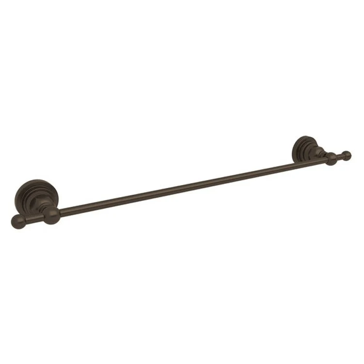 Towel Bar San Giovanni 18 Inch Single Satin Nickel Brass Wall Mount - Frankwebs