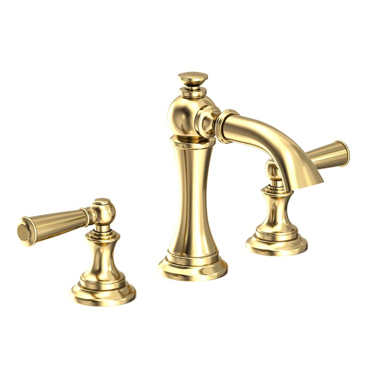 Lavatory Faucet Sutton Widespread 8 to 20 Inch Spread 2 Lever ADA White 1.2 Gallons per Minute Brass Spout Height 4-1/8 Inch - Frankwebs