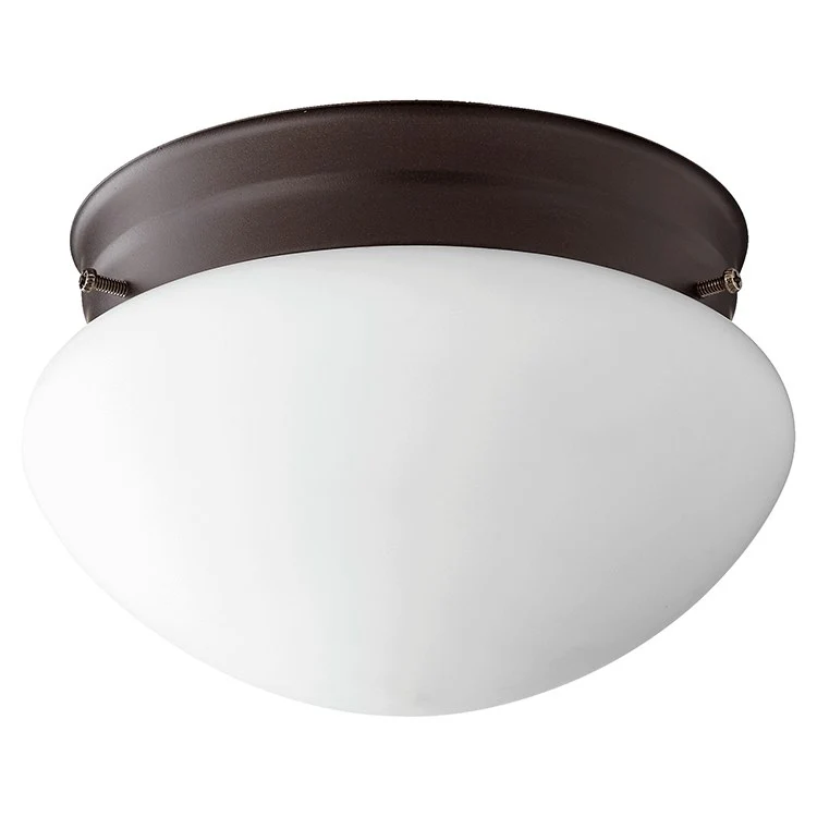 Signature Single-Light Small Mushroom Flush Mount Ceiling Fixture - Frankwebs