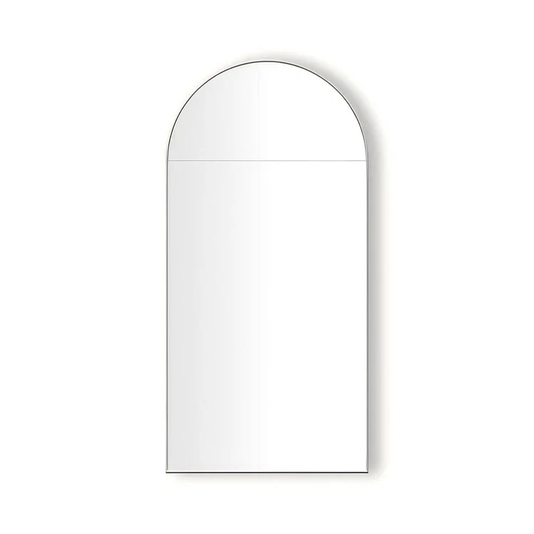 Medicine Cabinet Main Line 20 x 40 Inch 1 Doors Mirrored Matte Black Arch Top Murray Hill Arch Slow Close Hinges 4 Inch - Frankwebs