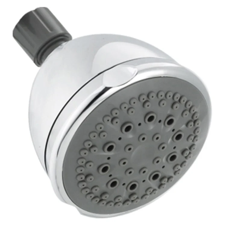 Showerhead Universal Showering Components 5 Function Chrome 3-11/16 Inch 1.75 Gallons per Minute Full Body Spray Full Spray with Massage Massaging Spray and Drenching Spray - Frankwebs