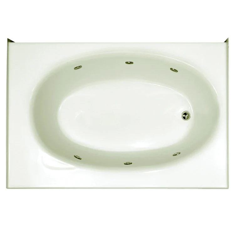 Whirlpool Tub Studio Collection Kona 60 x 42 x 18 Inch Drop-In Right Hand Drain White - Frankwebs
