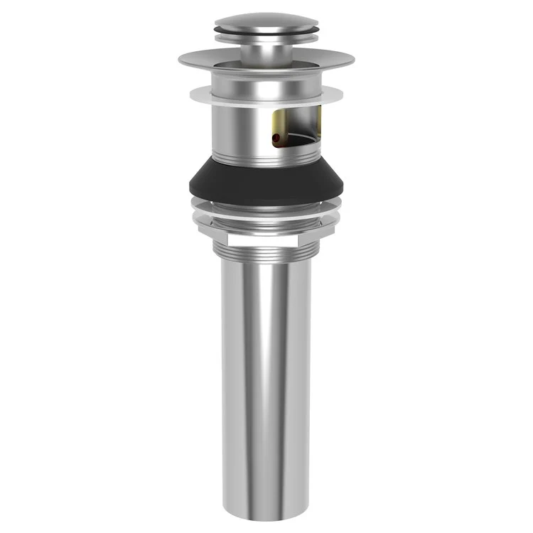 Push Drain Lavatory Drain Aged Brass Brass for 1-5/8IN to 1-3/4IN Openings - Frankwebs