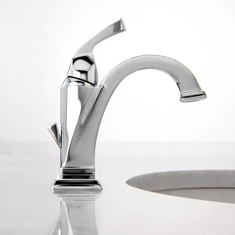 Dryden Single Handle Centerset Bathroom Faucet with Drain - Frankwebs