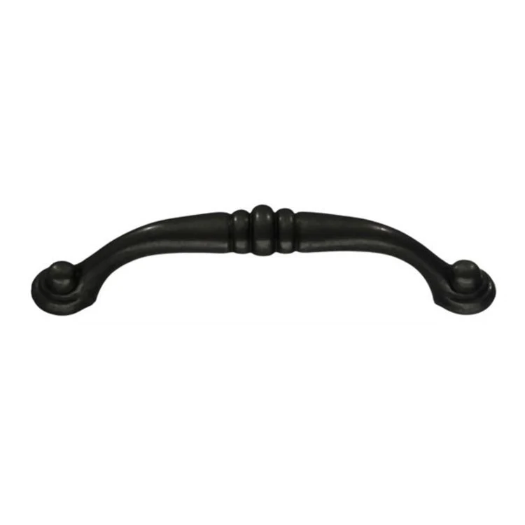 Pull Vintage Handle Black Zinc 3-7/8 Inch Center to Center 4-3/8 x 1/2 x 1-1/4 Inch - Frankwebs