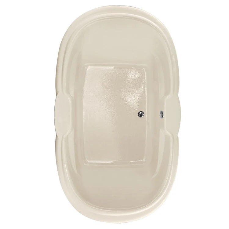 Air Tub Designer Collection Yvette Drop-In Bone Oval 8 Jet Acrylic 72 x 41-3/4 x 23 Inch - Frankwebs