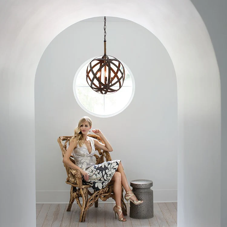 Carson Three-Light Globe Pendant - Frankwebs