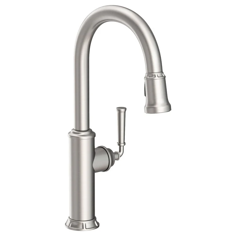 Kitchen Faucet Gavin 1 Lever ADA Polished Gold PVD Pull Down Spout Height 10-3/8 Inch 1.8 Gallons per Minute - Frankwebs