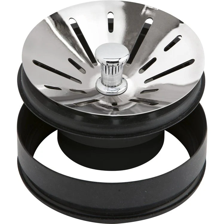 Disposer Strainer Stopper 3-1/2 Inch Chrome Stainless Steel - Frankwebs