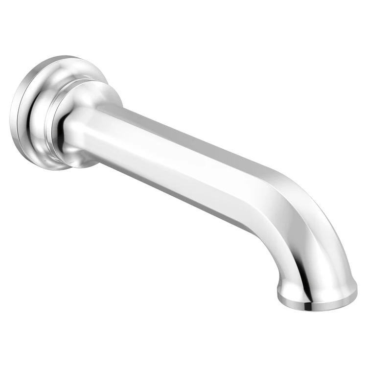 Tub Spout Beauclere Less Diverter Brilliance Polished Gold 9 Inch Brass 1/2 IN NPT - Frankwebs